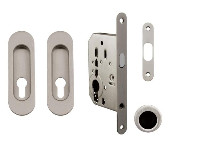 Ft - Ovales Schiebetür Set - Pz / D.