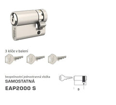 Dormakaba DK - EAP2000 S Einseitige - separate Sicherheitseinsätze - BT3