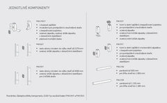 DOMMAKABA DK-PANIC-Anpassungs-PHA 2000-3-Punkte-Verriegelung D2/1H-1D-1B