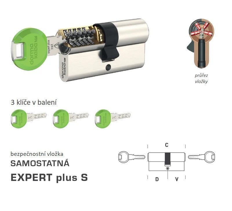 Dormakaba DK - Expert Plus S - Separate Sicherheitseinsätze - BT4