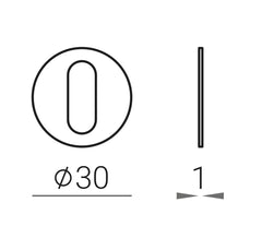 BORING - VERUM ITALY VM - ROSETTA - 1R - Runde Rosetten