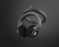 MTM - Schlüsselfob - Kopfhörer Schwarz - Schlüsselringe