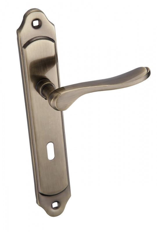 Julia KJU 411 Patina 72mm - Door Handle on a Backplate
