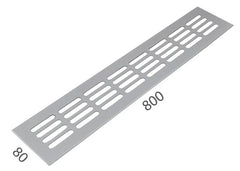 SRL - Alfa Lüftungsgrillbreite 80 x 800 mm - Grillsbreite 80 mm