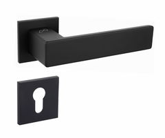 Imperia KIMP S B00 Black - Door Handle on a Square Rose