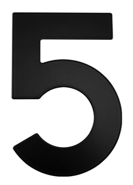 M.P MP - Hausnummer "5" - 152 mm