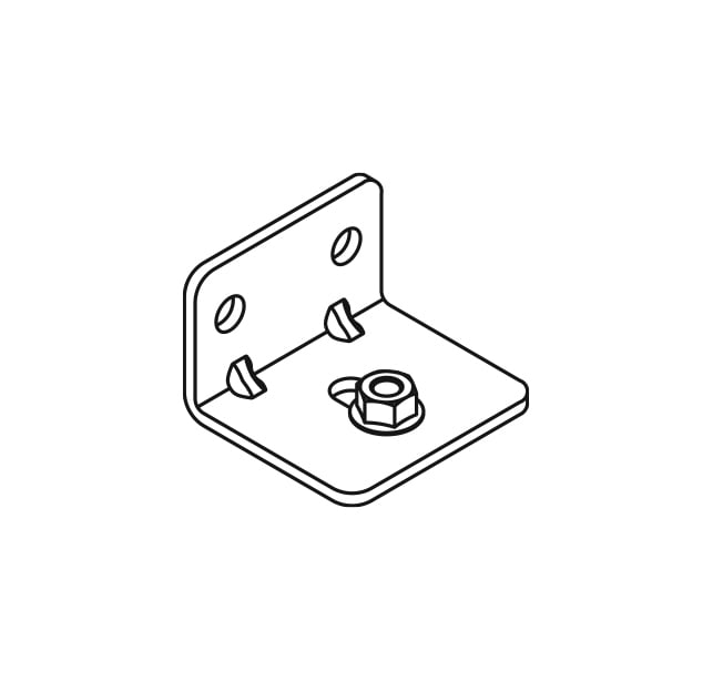 SC - Klammer für die Montage der stillen Schienenkunst. 0189