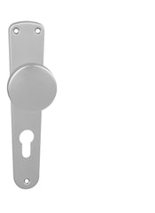 Ba - Knauf Auf Schild 2200 - B - gerade Kugeln auf ovalen Schildern