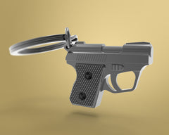 MTM - Schlüsselfob - Pistolenschwarz - Schlüsselringe