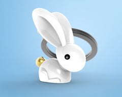 MTM - Schlüsselschlüssel - Weißer Hasen - Schlüsselringe