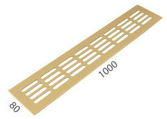 SRL - Alfa Lüftungsgrillbreite 80 x 1000 mm - Grillsbreite 80 mm