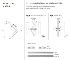 FT - Handlungscode K14 â â € â € â € are â € â € â € â € â € â € â € â â € â € â € â € â € â € â € â € â â € â â “30 mm Un -Paar“ Runde Off -Set -Griffe