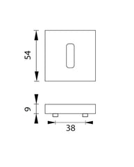 M.P MP - Rosetta Square Rosette - HR