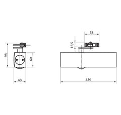 GZ - TS 2000 V Self -Closous -Rahmen