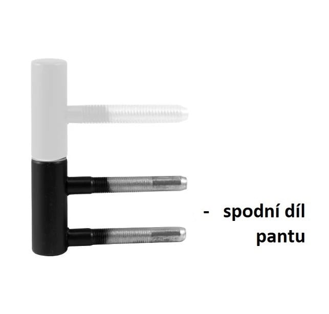 Ov - nicht einstellbares unteres Scharnier 101/15
