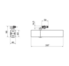 GZ - TS 4000 Hanger Selfcloser