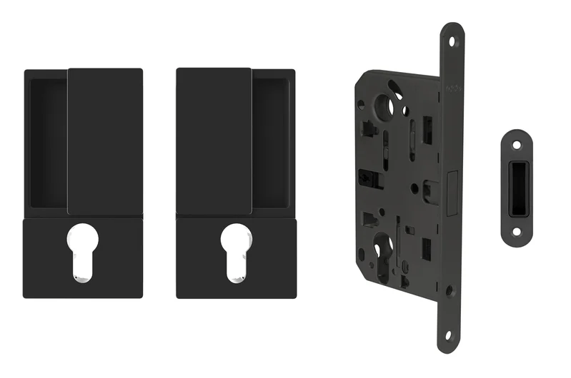 AGB - auf Drehungstürwelle eingestellt - HR PZ - Muscheln für Drehungstüren