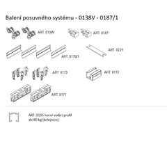 SC - SCHIEBESYSTEM SERIE 100 SILENT GLASS 80 KG