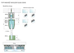 SC - Sliding System Series 100 Stummglas 120 kg
