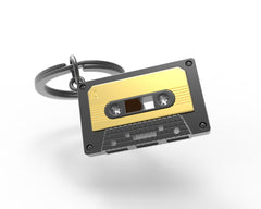 MTM - Schlüsselschlüssel - Kassette Gold -Black - Schlüsselringe