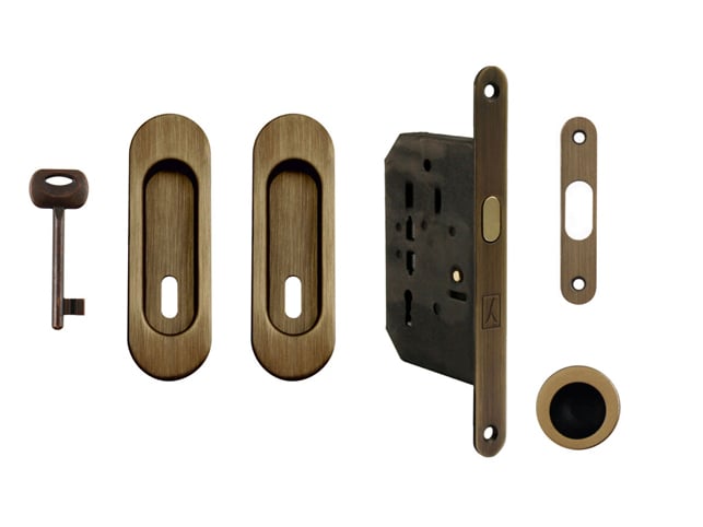 Ft - Ovales Schiebetür Set - BB / D.