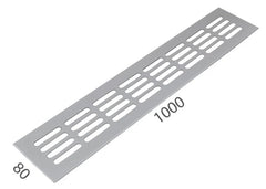 SRL - Alfa Lüftungsgrillbreite 80 x 1000 mm - Grillsbreite 80 mm