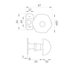 LR - Knauf Offset Port 388/358 - Bälle auf Rosetten versetzt