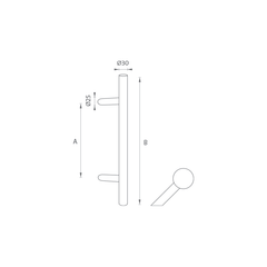 FT - CODE K10 30 mM ST PC handeln Türgriff