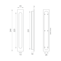 AS - Muscheln - 239 - Muscheln und Griffe für Schieben von Holztüren