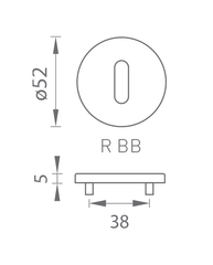 Tupai Ti - Rosetta Round Rosette - R 5s