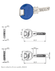 DORMAKABA DK - Experten plus US -allgemeiner Schlüssel, Smart Key - Expertenschlüssel