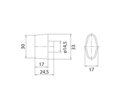 DorMakaba DK - Knopf für Steckdelikte - FR - Schlüssel und Zubehör
