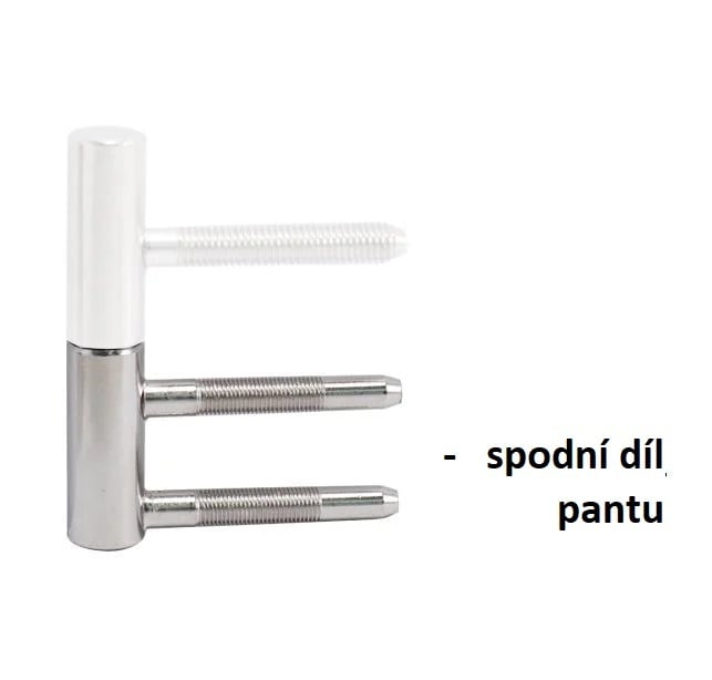 Ov - nicht einstellbares unteres Scharnier 101/15