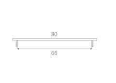 SRL - Alfa Lüftungsgrillbreite 80 x 2000 mm - Grillsbreite 80 mm