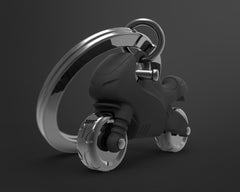 MTM - Schlüsselschlüssel - Motorradschwarz - Schlüsselringe