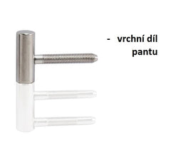 Ov - nicht einstellbares oberes Scharnier 100/15