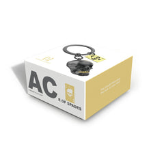 MTM - Schlüsselfob - Schwarzer Schädel - Schlüsselringe