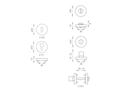 Frosio Bortolo Foto - Rozeta Round Rosette - R.