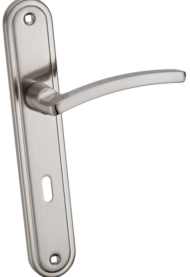 Infinity Line Lena KLN 311 Satin 72mm - Türgriff auf einer Rückplatte