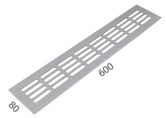 SRL - Alfa Lüftungsgrillbreite 80 x 600 mm - Grillsbreite 80 mm