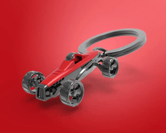 MTM - Schlüsselschlüssel - Rennwagen rot -schwarz - Schlüsselringe