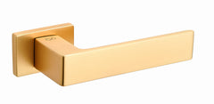 Apollo RT KART gold matte MG00 - Door Handle on a Square Rose
