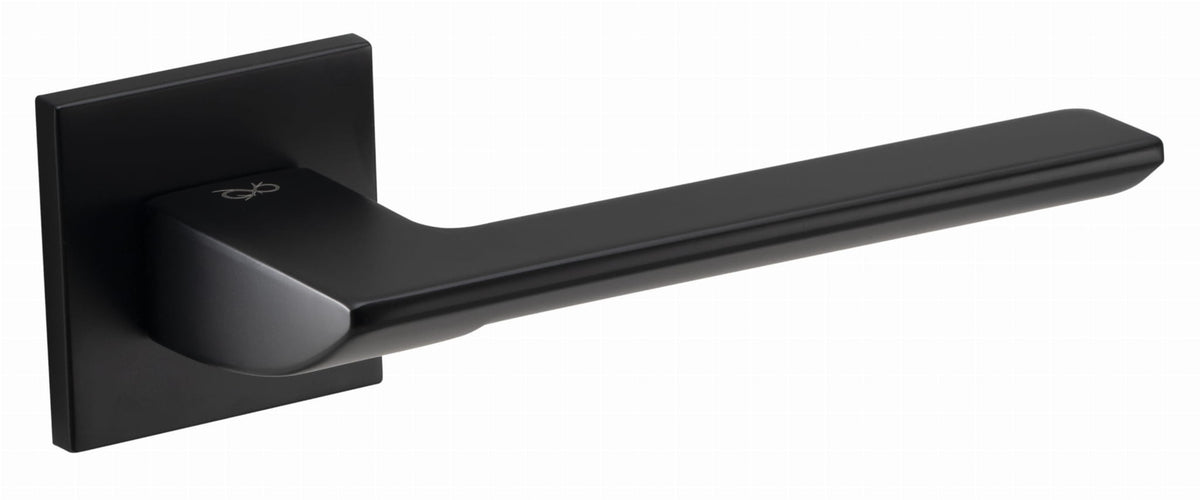Infinity Line Astra FIT schwarz KSA B00 - Türgriff auf quadratischer Rosette
