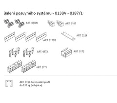SC - Sliding System Series 100 Stummglas 120 kg