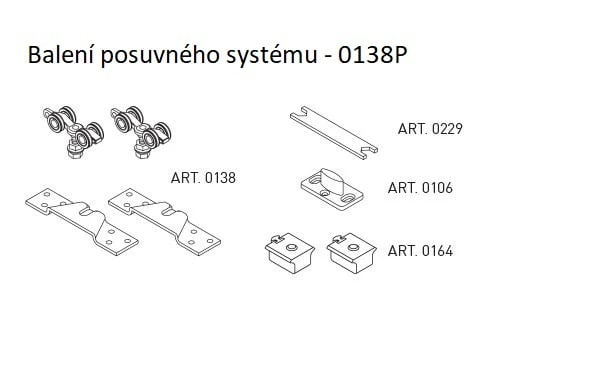 SC - Verpackung des Gleitsystems 100 Stille weiche Kunst. 0138p