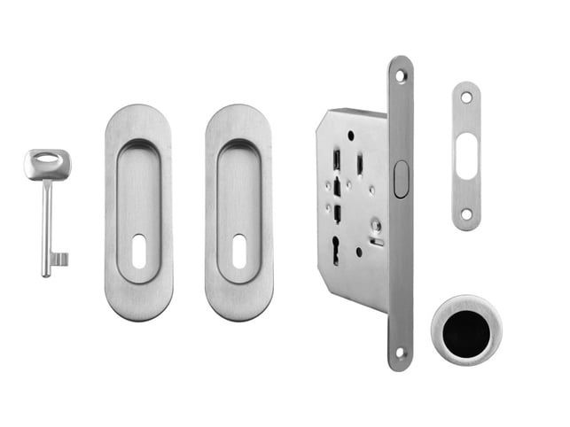 Ft - Ovales Schiebetür Set - BB / D.