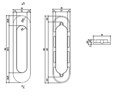 AT - Shell - 7040 - Muscheln und Griffe für Schiebetüren
