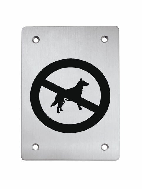Tupai Ti - Piktogramm "Hunde verboten" - Quadrat