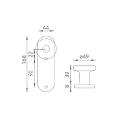 M.P MP - Spezialfestes Knauf - Sok