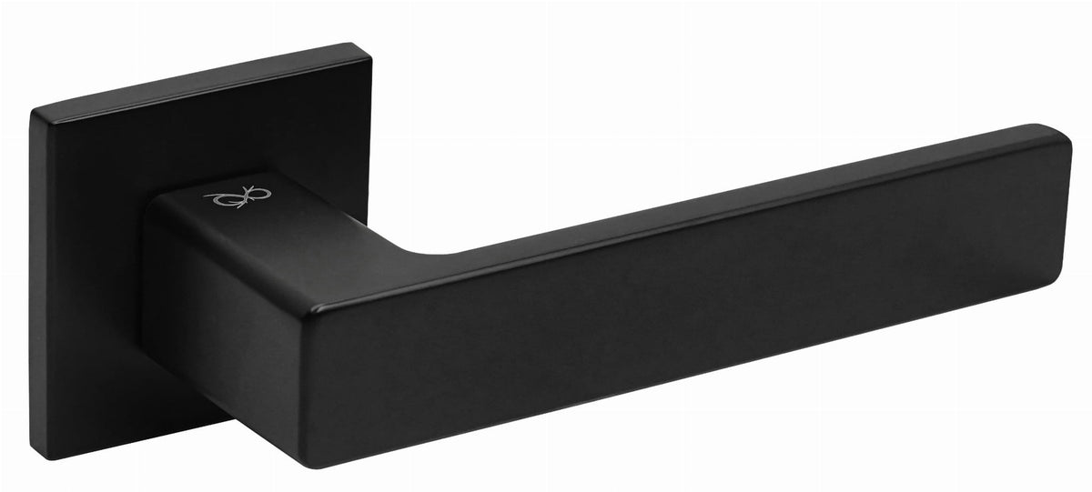 Infinity Line Cavo KVO schwarz B00 - Türgriff auf quadratischer Rosette